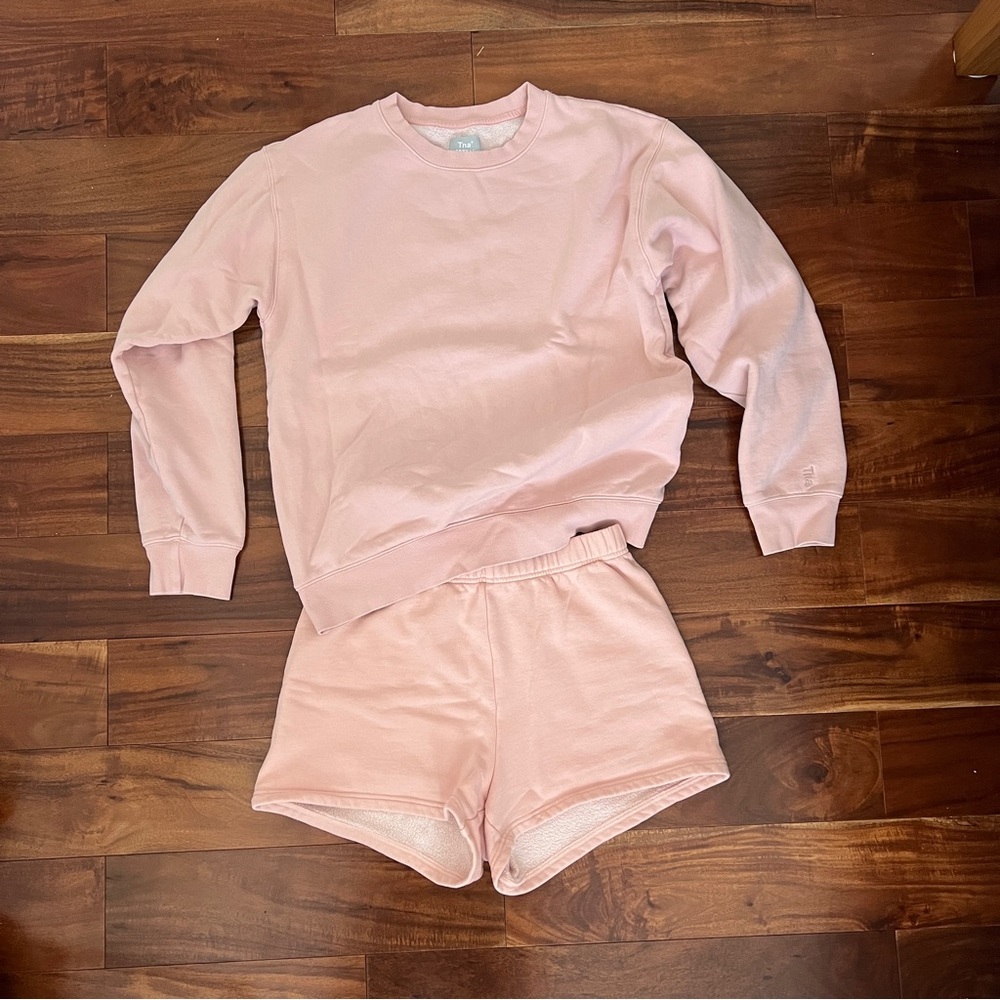 TNA cozy af sweatsuit set